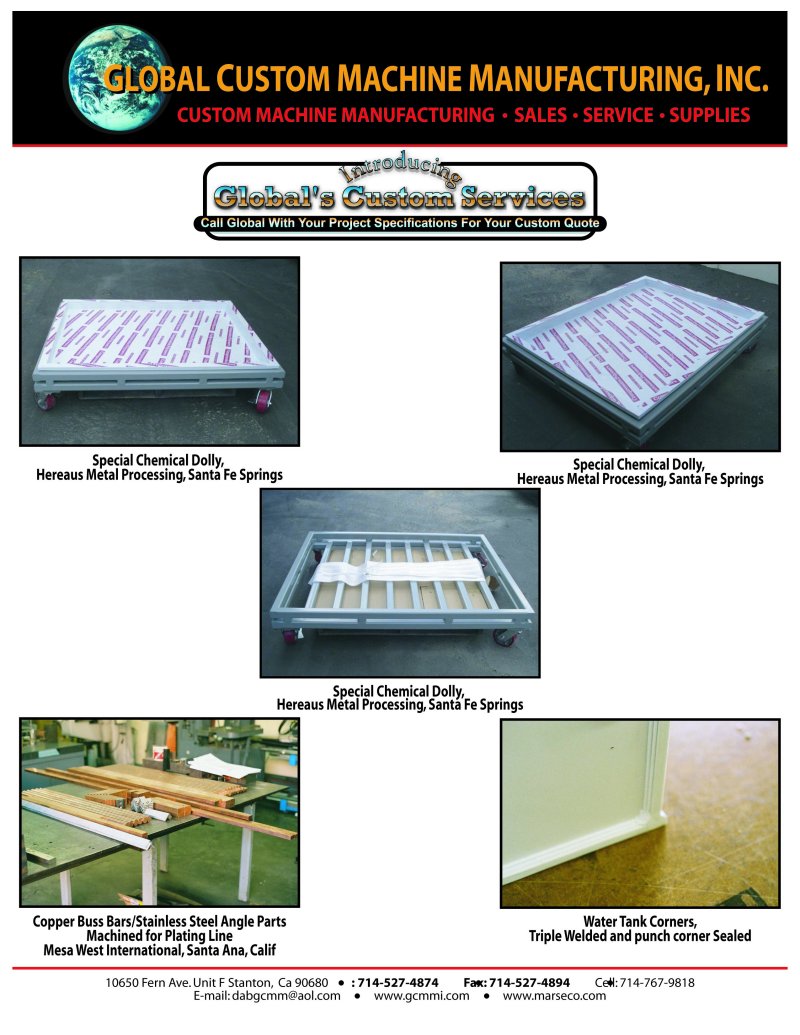 custom machine manufacturing